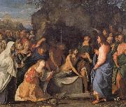 The Raising of Lazarus Palma Vecchio